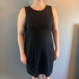 Black fitted dress , 16